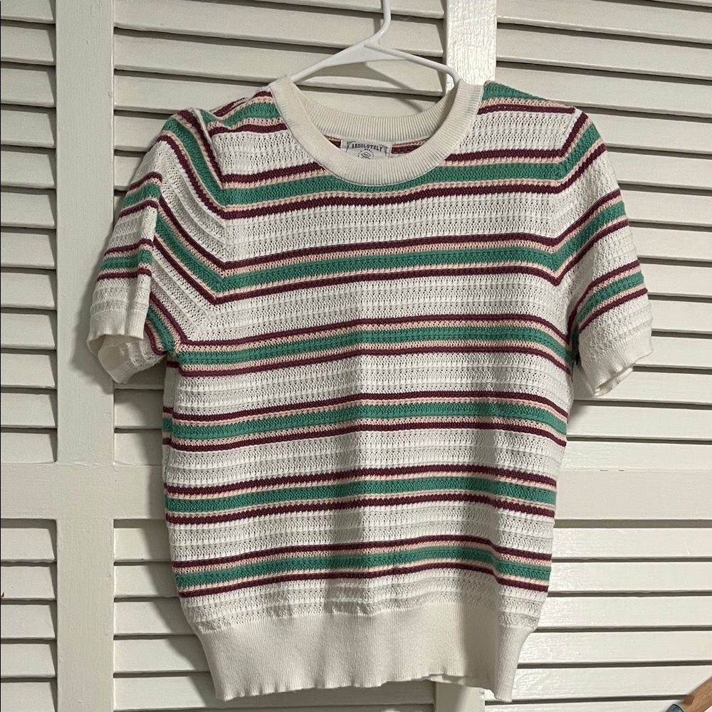 Shirt worn one time. Brand is “absolutely creative worldwide”